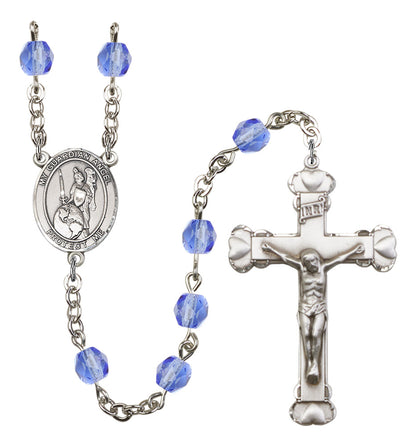 Guardian Angel of The World Rosary - 6MM Fire Polished Beads (8441SS)