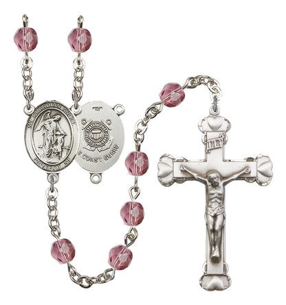 Guardian Angel/Coast Guard Rosary - 6MM Fire Polished Beads (8118S3)