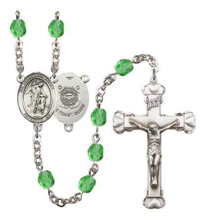 Guardian Angel/Coast Guard Rosary - 6MM Fire Polished Beads (8118S3)
