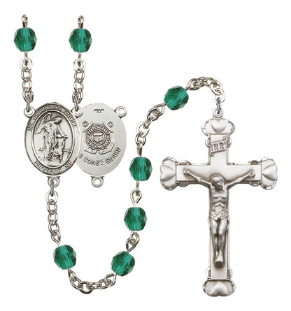 Guardian Angel/Coast Guard Rosary - 6MM Fire Polished Beads (8118S3)