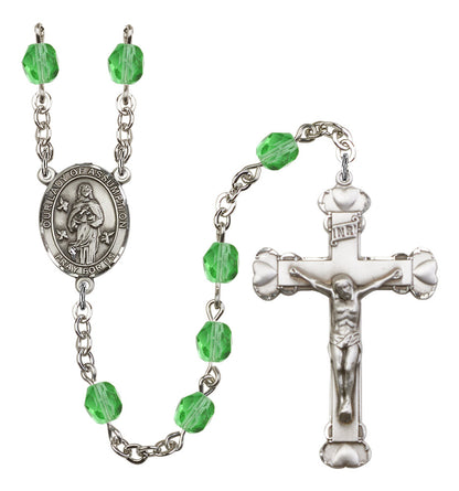 Our Lady of Assumption Rosary - 6MM Fire Polished Beads (8388SS)