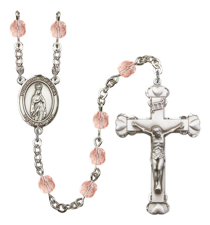 Our Lady of Fatima Rosary - 6MM Fire Polished Beads (8205SS)