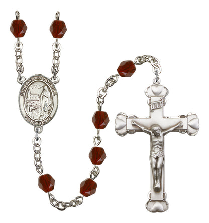 Our Lady of Lourdes Rosary - 6MM Fire Polished Beads (8288SS)