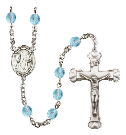 Our Lady Star of The Sea Rosary - 6MM Fire Polished Beads (8101SS)