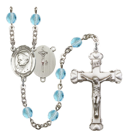 Pope Emeritace Benedict XVI Rosary - 6MM Fire Polished Beads (8235SS)
