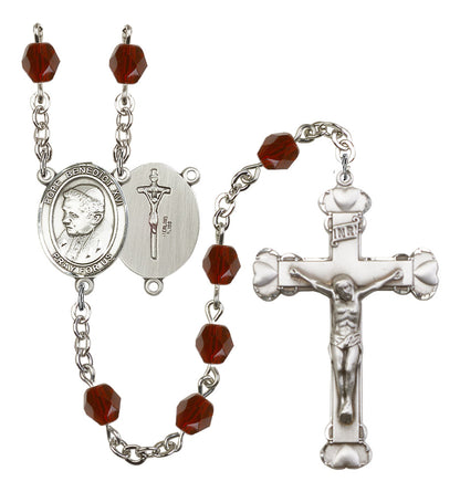 Pope Emeritace Benedict XVI Rosary - 6MM Fire Polished Beads (8235SS)