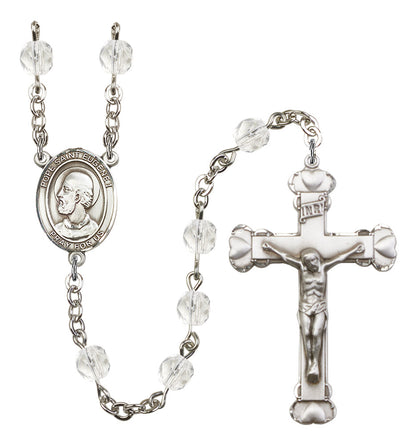Pope St. Eugene I Rosary - 6MM Fire Polished Beads (8352SS)