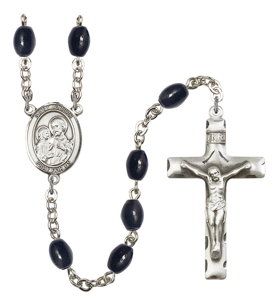St. Joseph Rosary - 6 Bead Options (8058SS)