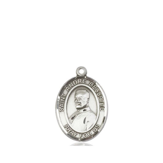 St. Andre Bessette Medal - Sterling Silver Oval Pendant (2 Sizes)