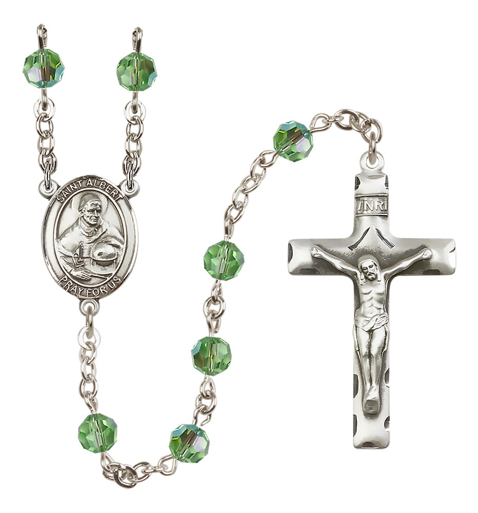 St. Albert The Great Sterling Silver Rosary - 10 Color Options (8001/0644)