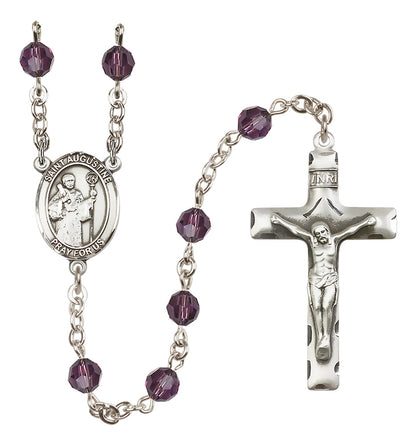 St. Augustine Sterling Silver Rosary - 10 Color Options (8007/0644)