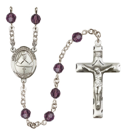 St. Katharine Drexel Sterling Silver Rosary - 10 Color Options (8015/0644)