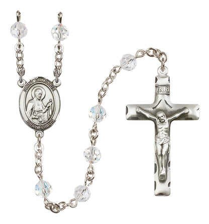 St. Camillus Sterling Silver Rosary - 10 Color Options (8019/0644)