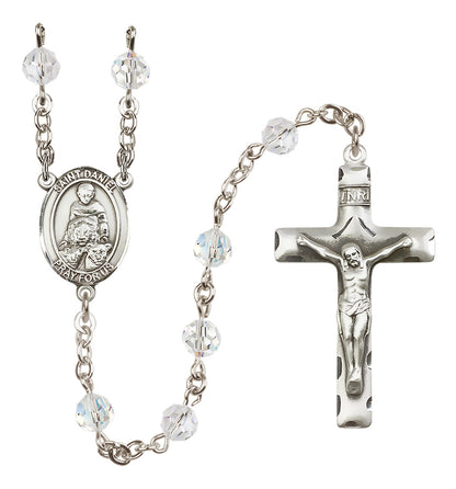 St. Daniel Sterling Silver Rosary - 10 Color Options (8024/0644)