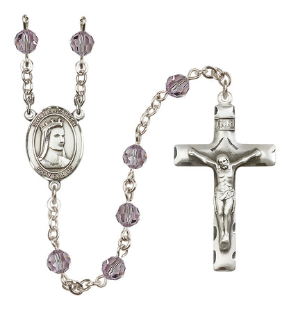 St. Elizabeth of Hungary Sterling Silver Rosary - 10 Color Options (8033/0644)