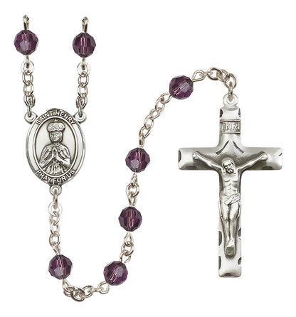 St. Henry Ii Sterling Silver Rosary - 10 Color Options (8046/0644)