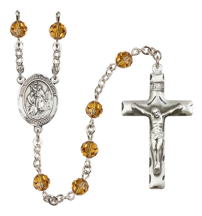 St. John The Baptist Sterling Silver Rosary - 10 Color Options (8054/0644)