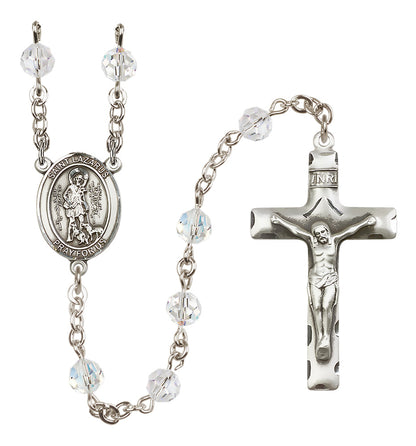 St. Lazarus Sterling Silver Rosary - 10 Color Options (8066/0644)