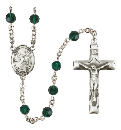 St. Luke The Apostle Sterling Silver Rosary - 10 Color Options (8068/0644)