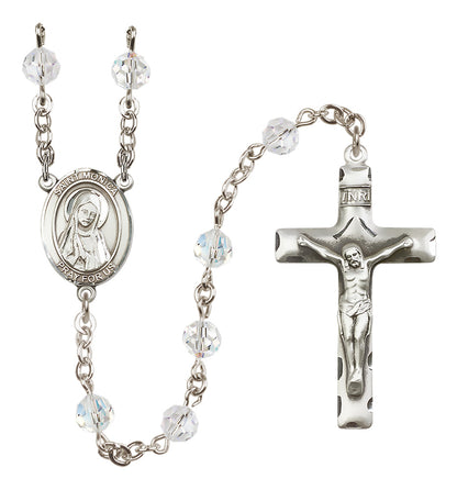 St. Monica Sterling Silver Rosary - 10 Color Options (8079/0644)
