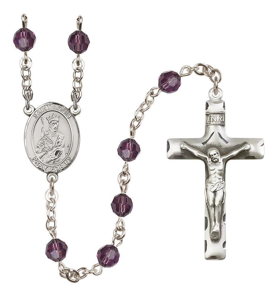 St. Louis Sterling Silver Rosary - 10 Color Options (8081/0644)