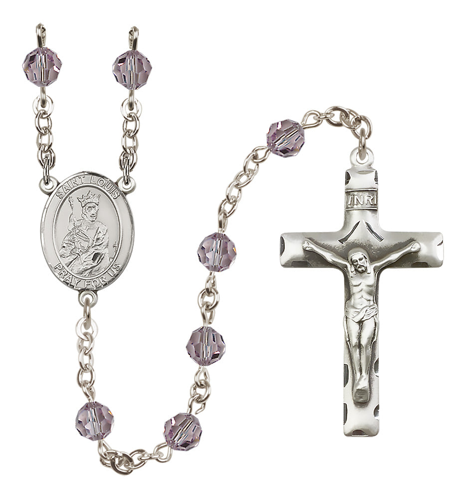 St. Louis Sterling Silver Rosary - 10 Color Options (8081/0644)