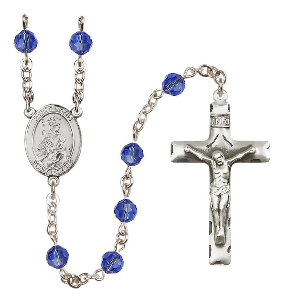 St. Louis Sterling Silver Rosary - 10 Color Options (8081/0644)
