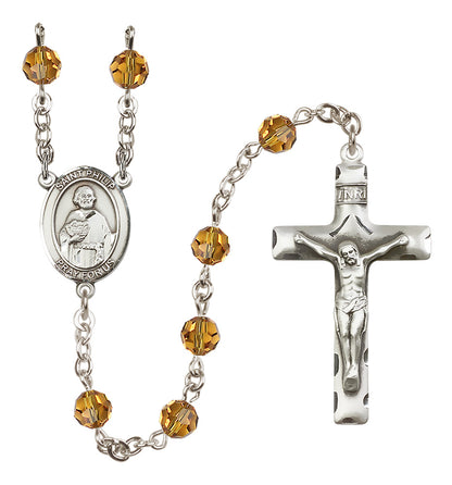 St. Philip The Apostle Sterling Silver Rosary - 10 Color Options (8083/0644)