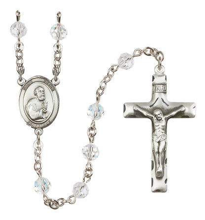 St. Peter The Apostle Sterling Silver Rosary - 10 Color Options (8090/0644)
