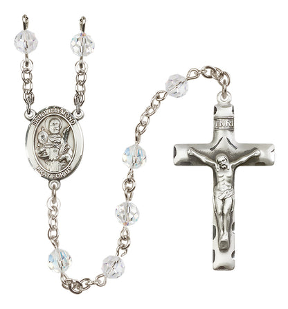 St. Raymond Nonnatus Sterling Silver Rosary - 10 Color Options (8091/0644)