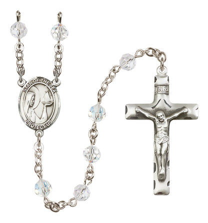 Our Lady Star of The Sea Sterling Silver Rosary - 10 Color Options (8101/0644)