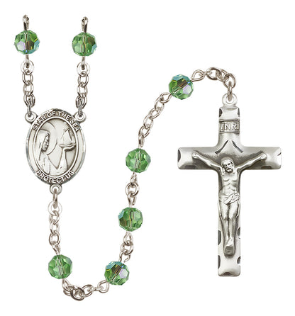 Our Lady Star of The Sea Sterling Silver Rosary - 10 Color Options (8101/0644)