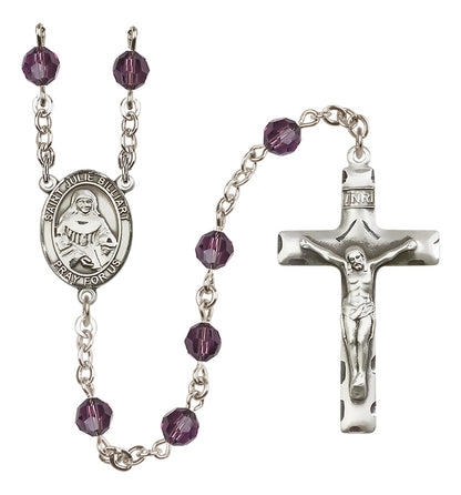 St. Julie Billiart Sterling Silver Rosary - 10 Color Options (8117/0644)