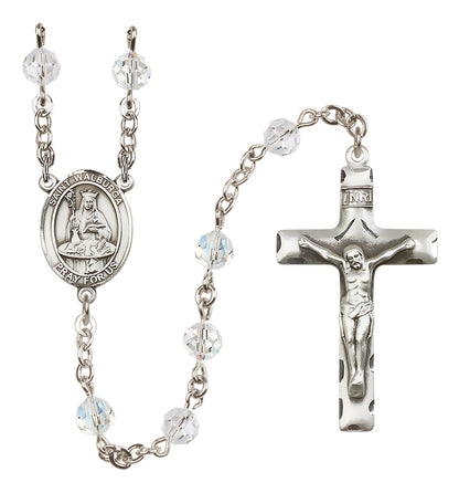 St. Walburga Sterling Silver Rosary - 10 Color Options (8126/0644)