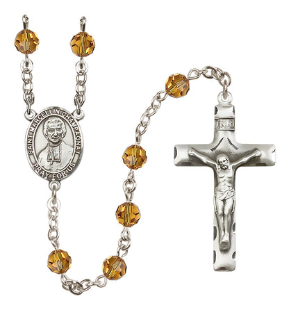 St. Marcellin Champagnat Sterling Silver Rosary - 10 Color Options (8131/0644)