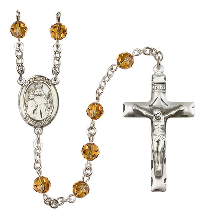 Maria Stein Sterling Silver Rosary - 10 Color Options (8133/0644)