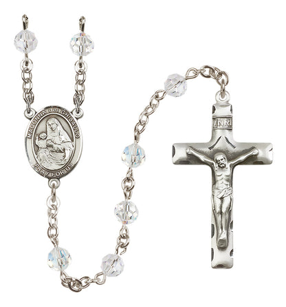 Madonna Del Ghisallo Sterling Silver Rosary - 10 Color Options (8203/0644)