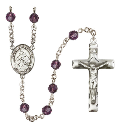 St. Maria Goretti Sterling Silver Rosary - 10 Color Options (8208/0644)