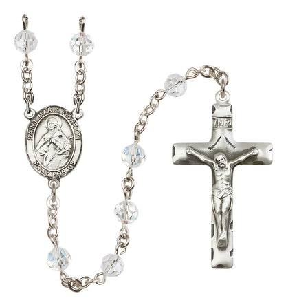 St. Maria Goretti Sterling Silver Rosary - 10 Color Options (8208/0644)