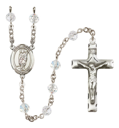 St. Victor of Marseilles Sterling Silver Rosary - 10 Color Options (8223/0644)