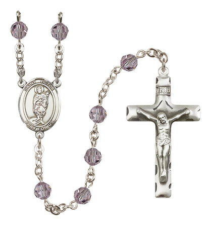 St. Victor of Marseilles Sterling Silver Rosary - 10 Color Options (8223/0644)