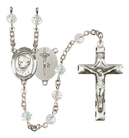 Pope Benedict XVI Sterling Silver Rosary - 10 Color Options (8235/0644)