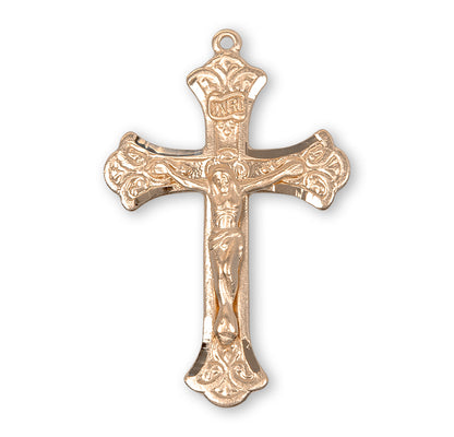 Fine Flared Crucifix Pendant
