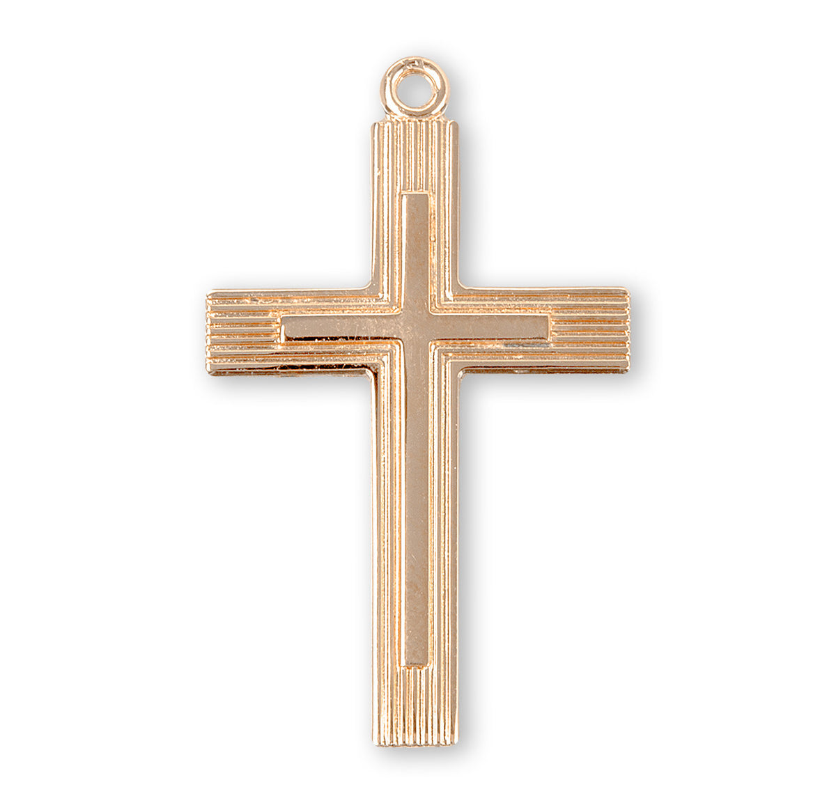 Men's Gold Cross Pendant