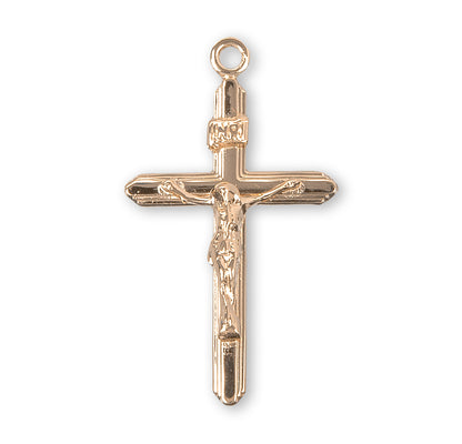Front of Streamlined  Crucifix Pendant
