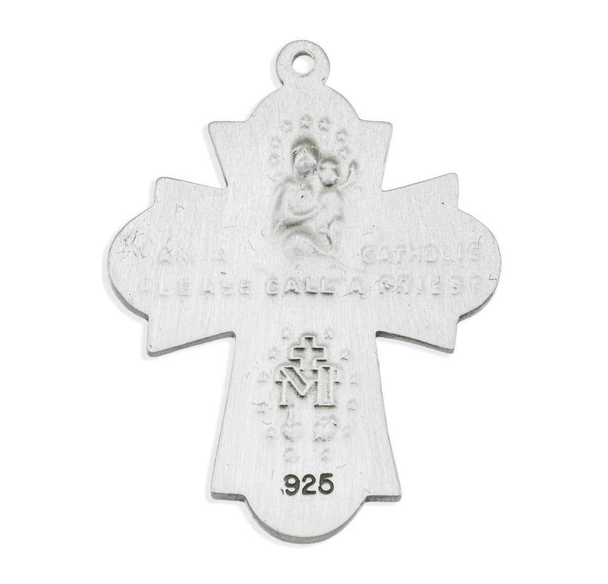 Back of Men's 5-Way Medal Pendant