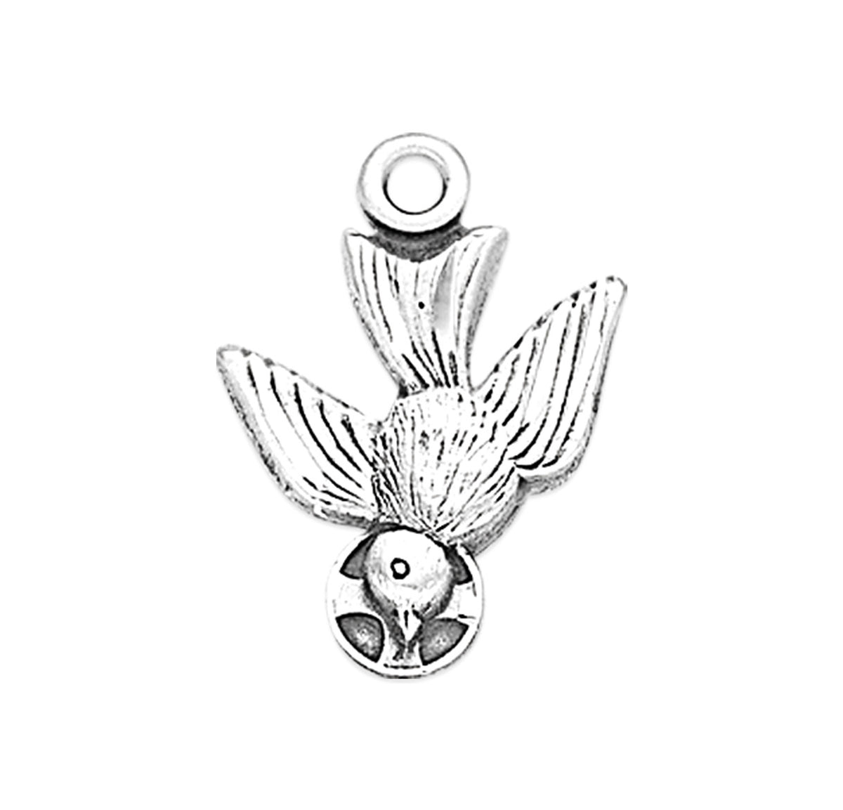 Silver Holy Spirit Dove Pendant