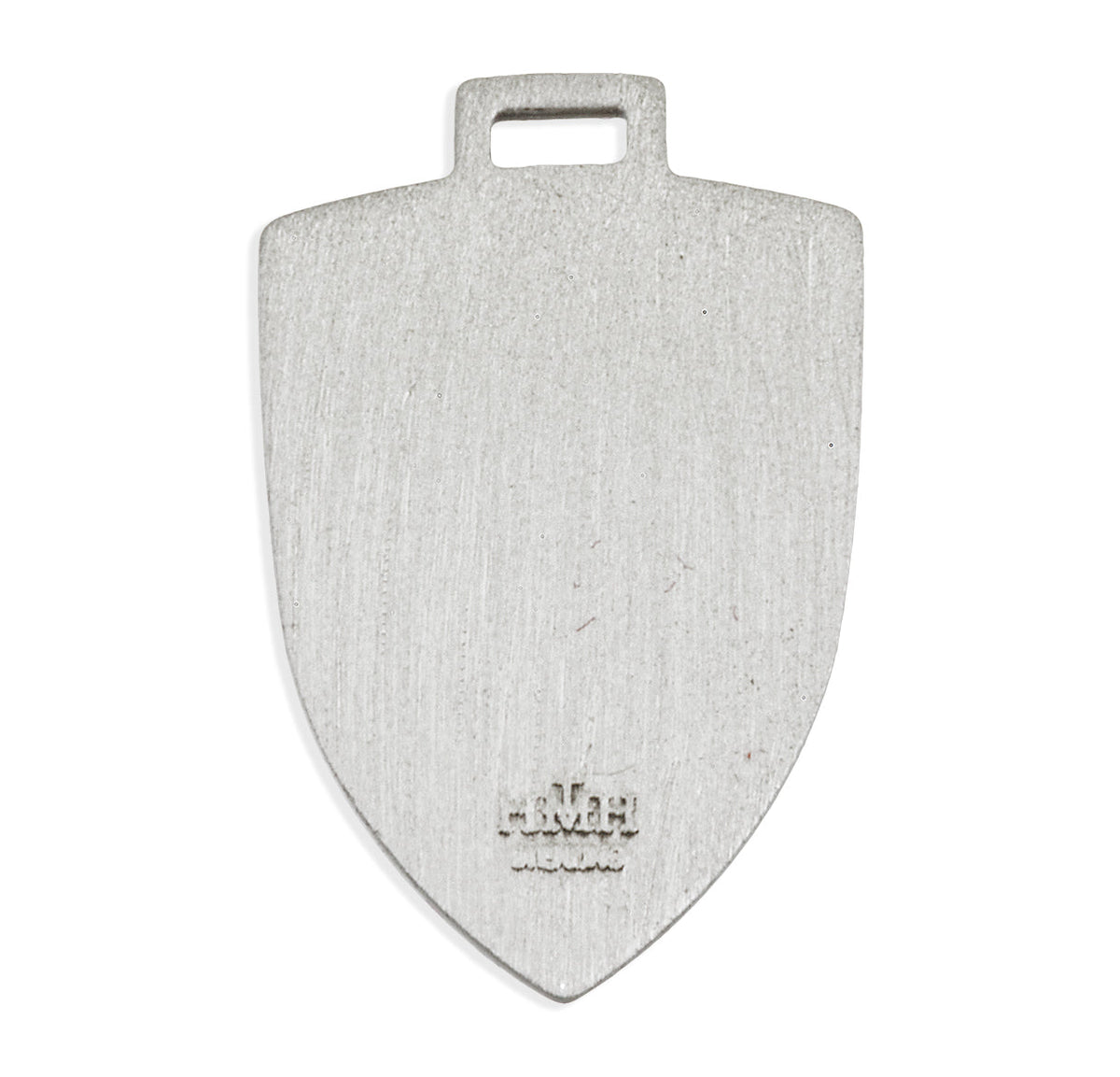 Womens St. Michael Shield Necklace - Sterling Silver Pendant on 18" Stainless Chain (S162118)