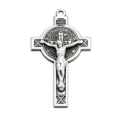 Front of Womens Jubilee St. Benedict  Crucifix Pendant
