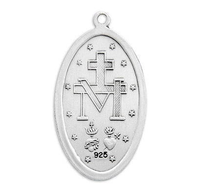 Back of Men's Miraculous Medal